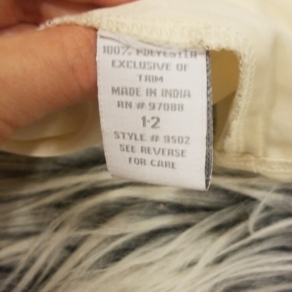 Cream Dress with Black Hearts from Delia's - Picture 4 of 6